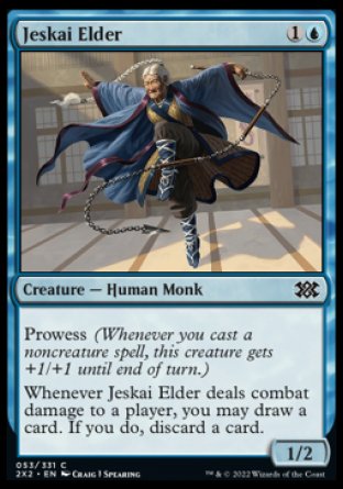 (053) Magic The Gathering Double Masters 2022 Single: Jeskai Elder Holo Common