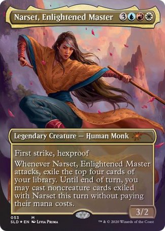 (053) Magic The Gathering Secret Lair Drop Series Single: Narset, Enlightened Master  Mythic