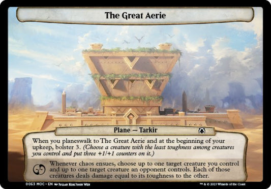 (053) Magic The Gathering Commander: March of the Machine Single: The Great Aerie  Common