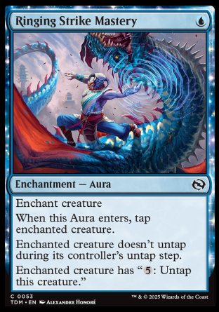 (053) Magic The Gathering Tarkir: Dragonstorm Single: Ringing Strike Mastery  Common