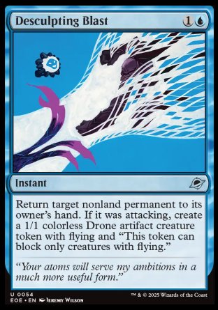 (054) Magic The Gathering Edge of Eternities Single: Desculpting Blast  Uncommon