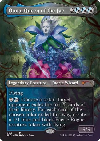 (054) Magic The Gathering Secret Lair Drop Series Single: Oona, Queen of the Fae Holo Mythic