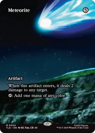 (054) Magic The Gathering Magic: The Gathering | Avatar: The Last Airbender: Eternal Single: Meteorite  Mythic