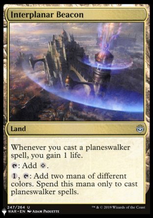 (247) Magic The Gathering The List Single: Interplanar Beacon  Uncommon