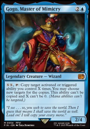 (054) Magic The Gathering Magic: The Gathering - FINAL FANTASY Single: Gogo, Master of Mimicry Holo Mythic