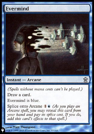 (037) Magic The Gathering The List Single: Evermind  Uncommon