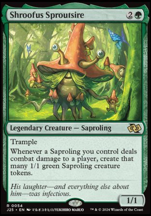 (054) Magic The Gathering Foundations Jumpstart Single: Shroofus Sproutsire  Rare