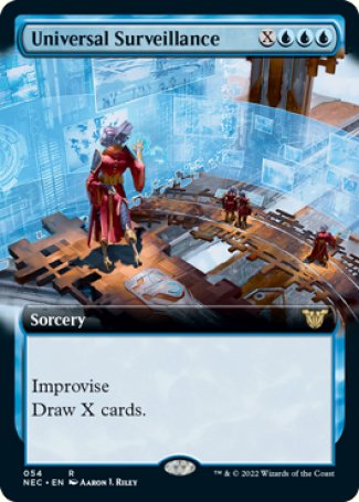 (054) Magic The Gathering Commander: Kamigawa: Neon Dynasty Single: Universal Surveillance (V.2)  Rare