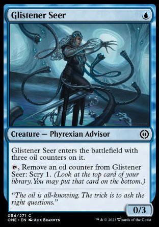 (054) Magic The Gathering Phyrexia: All Will Be One Single: Glistener Seer  Common