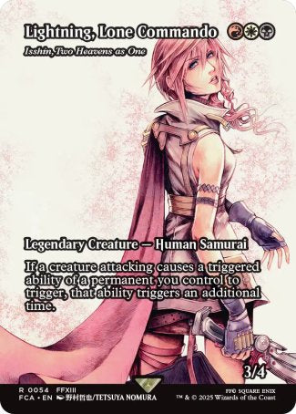 (054) Magic The Gathering Magic: The Gathering - FINAL FANTASY Through the Ages Single: Isshin, Two Heavens as One  Rare