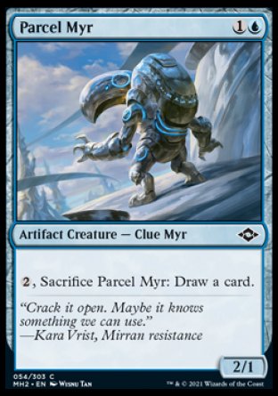 (054) Magic The Gathering Modern Horizons 2 Single: Parcel Myr Holo Common
