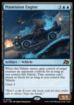 (054) Magic The Gathering Aetherdrift Single: Possession Engine  Rare