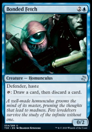 (054/289) Magic The Gathering Time Spiral Remastered Single: Bonded Fetch Holo Uncommon