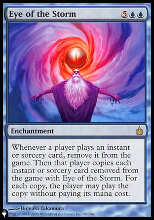 (048) Magic The Gathering The List Single: Eye of the Storm  Rare