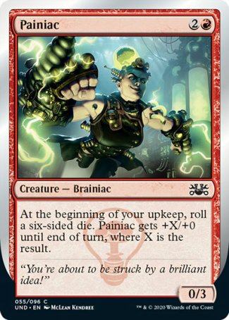 (055/096) Magic The Gathering Unsanctioned Single: Painiac  Common