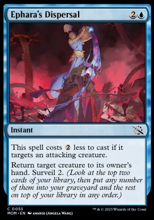 (055) Magic The Gathering March of the Machine Single: Ephara's Dispersal  Common
