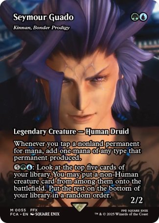 (055) Magic The Gathering Magic: The Gathering - FINAL FANTASY Through the Ages Single: Kinnan, Bonder Prodigy Holo Mythic