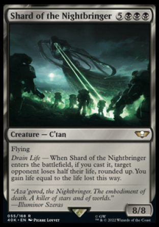 (055) Magic The Gathering Universes Beyond: Warhammer 40000 Single: Shard of the Nightbringer  Rare