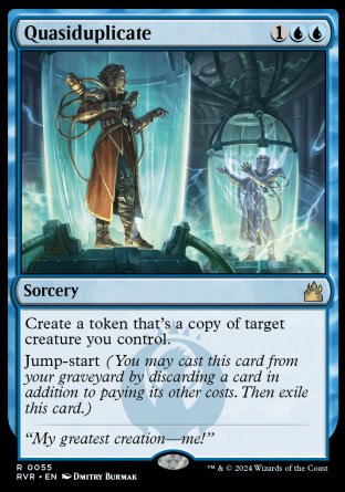 (055) Magic The Gathering Ravnica Remastered Single: Quasiduplicate  Rare