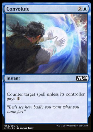 (055/280) Magic The Gathering Core 2020 Single: Convolute  Common