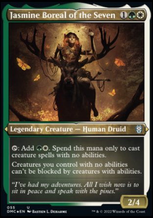 (055) Magic The Gathering Commander: Dominaria United: Extras Single: Jasmine Boreal of the Seven Holo Uncommon