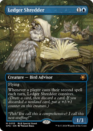 (055) Magic The Gathering Special Guests Single: Ledger Shredder Holo Mythic
