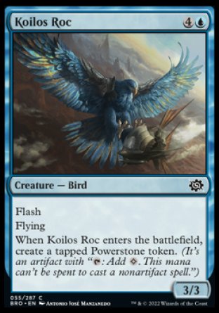 (055) Magic The Gathering The Brothers' War Single: Koilos Roc Holo Common