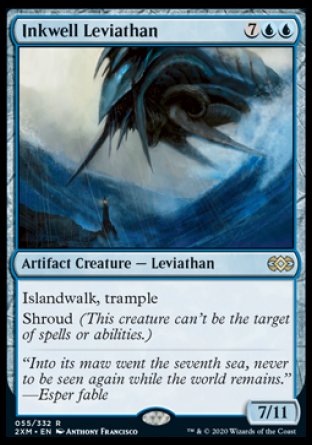 (055/332) Magic The Gathering Double Masters Single: Inkwell Leviathan Holo Rare