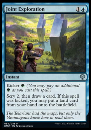 (056) Magic The Gathering Dominaria United Single: Joint Exploration  Uncommon