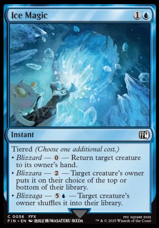 (056) Magic The Gathering Magic: The Gathering - FINAL FANTASY Single: Ice Magic  Common