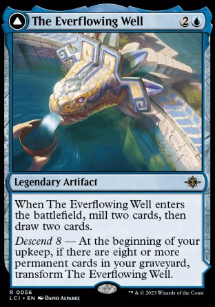 (056) Magic The Gathering The Lost Caverns of Ixalan Single: The Everflowing Well // The Myriad Pools  Rare