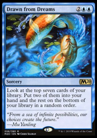 (056/280) Magic The Gathering Core 2020 Single: Drawn from Dreams Holo Rare