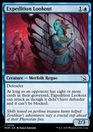 (056) Magic The Gathering March of the Machine Single: Expedition Lookout Holo Common