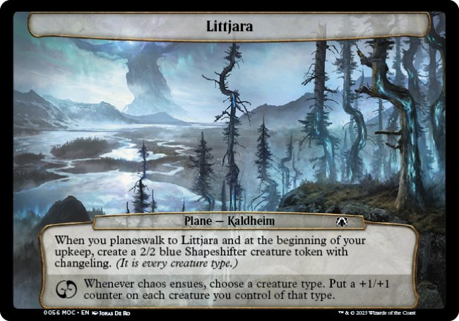 (056) Magic The Gathering Commander: March of the Machine Single: Littjara  Common