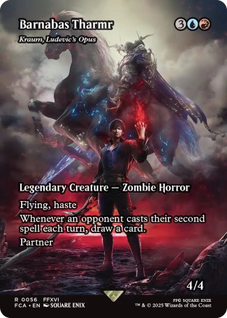 (056) Magic The Gathering Magic: The Gathering - FINAL FANTASY Through the Ages Single: Kraum, Ludevic's Opus  Rare