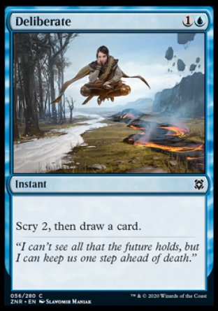 (056/280) Magic The Gathering Zendikar Rising Single: Deliberate  Common