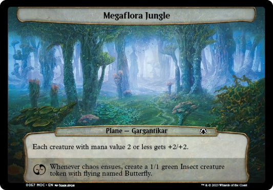 (057) Magic The Gathering Commander: March of the Machine Single: Megaflora Jungle  Common