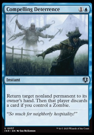 (057) Magic The Gathering Innistrad Remastered Single: Compelling Deterrence  Uncommon