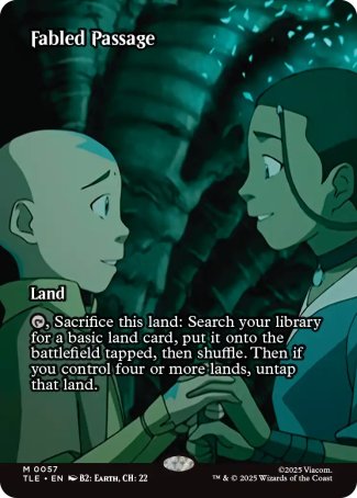(057) Magic The Gathering Magic: The Gathering | Avatar: The Last Airbender: Eternal Single: Fabled Passage Holo Mythic