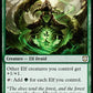 (057) Magic The Gathering Commander: Kaldheim Single: Elvish Archdruid  Rare