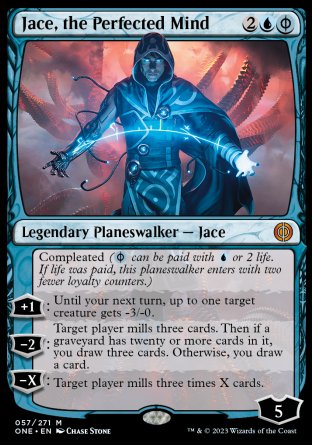 (057) Magic The Gathering Phyrexia: All Will Be One Single: Jace, the Perfected Mind  Mythic