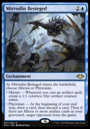 (057/254) Magic The Gathering Modern Horizons Single: Mirrodin Besieged Holo Rare