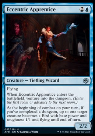 (057) Magic The Gathering Adventures in the Forgotten Realms Single: Eccentric Apprentice  Uncommon