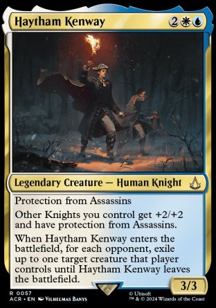 (057) Magic The Gathering Universes Beyond: Assassin's Creed Single: Haytham Kenway  Holo Rare