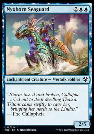 (057/254) Magic The Gathering Theros Beyond Death Single: Nyxborn Seaguard  Common