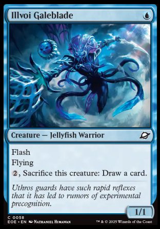 (058) Magic The Gathering Edge of Eternities Single: Illvoi Galeblade  Common