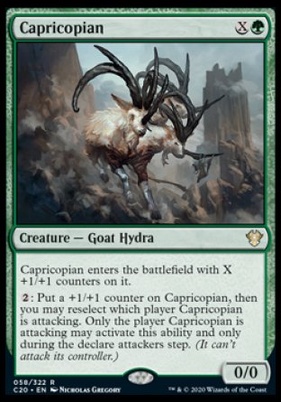 (058/322) Magic The Gathering Commander: Ikoria Single: Capricopian  Rare