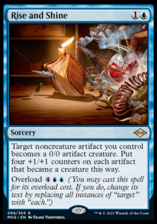 (058) Magic The Gathering Modern Horizons 2 Single: Rise and Shine  Rare