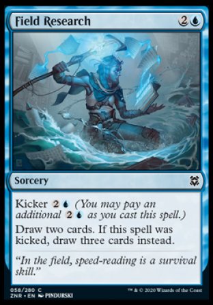 (058/280) Magic The Gathering Zendikar Rising Single: Field Research Holo Common