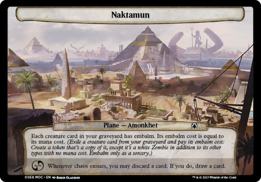 (058) Magic The Gathering Commander: March of the Machine Single: Naktamun  Common